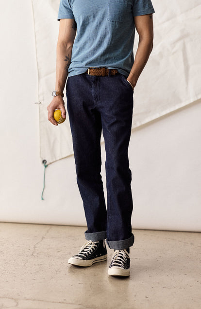 The Morse Pant in Rinsed Indigo