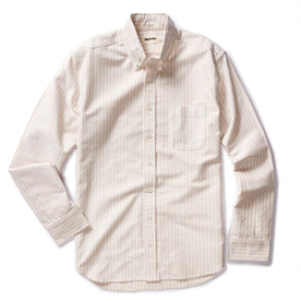 flatlay of The Jack in Sunburn Stripe Oxford, shown in full