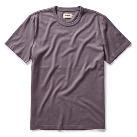 flatlay of The Organic Cotton Tee in Dried Plum