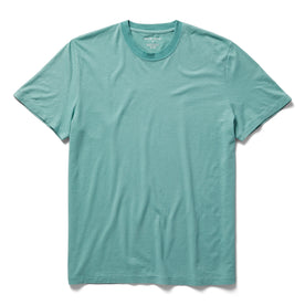 flatlay of The Cotton Hemp Tee in Teal