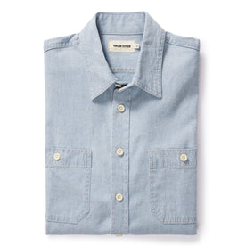 The Utility Shirt in Washed Indigo Boss Duck - featured image