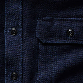 material shot of front pocket