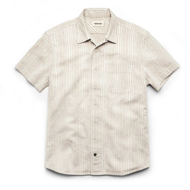 The Short Sleeve Hawthorne in Natural Stripe - featured image