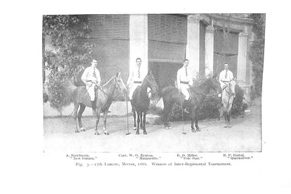 Polo players on a field, wearing oxford cloth shirts